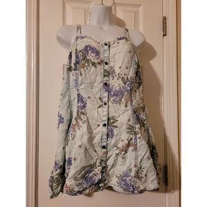 Torrid floral denim cami